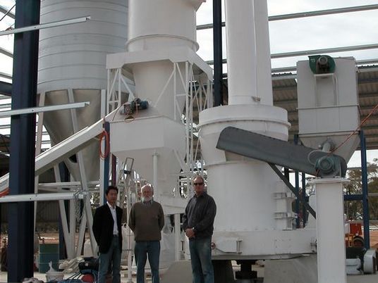 高壓磨粉機，專利改進磨粉機械